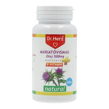 Dr. Herz Máriatövismag Olaj 500 mg 60 db kapszula 
