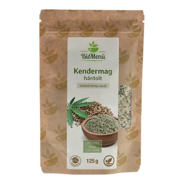 BioMenü bio kendermag hántolt 125 g