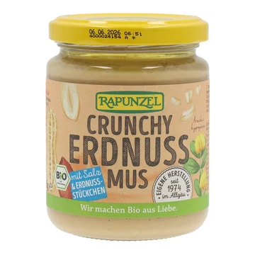 Rapunzel Bio Földimogyorókrém darabos 250 g