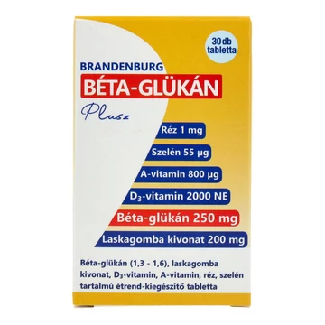 Brandenburg Béta-Glükán Plusz tabletta 30 db