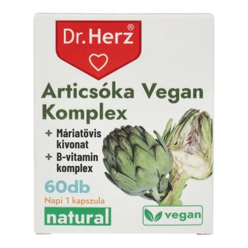 Dr. Herz Articsóka 400mg 60 db vegan kapszula 