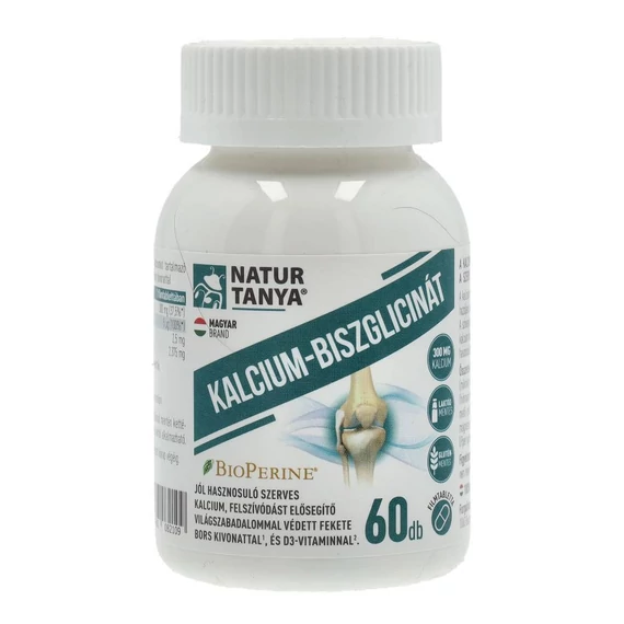 NATUR TANYA KALCIUM-BISZGLICINÁT 60DB